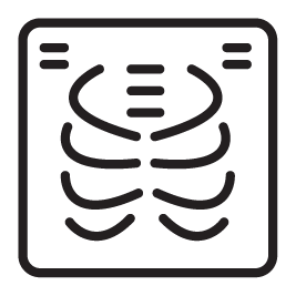 Blue icon of a pregnant person holding their belly with the letter M in the background representing maternity care; the tone is caring and supportive