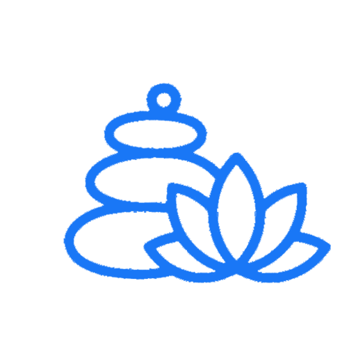Blue icon of a pregnant person holding their belly with the letter M in the background representing maternity care; the tone is caring and supportive